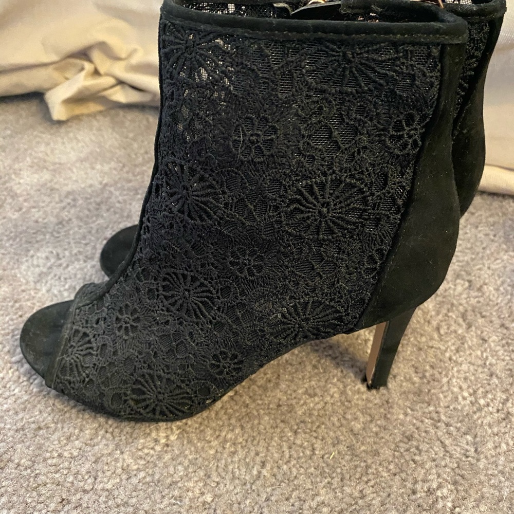 Peep Toe Ankle Bootie